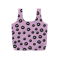 Totoro - Soot Sprites Pattern Full Print Recycle Bag (s) by Valentinaart