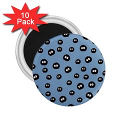 Totoro - Soot Sprites Pattern 2 25  Magnets (10 Pack)  by Valentinaart