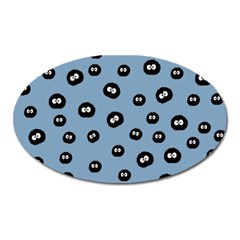 Totoro - Soot Sprites Pattern Oval Magnet