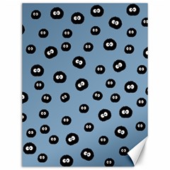 Totoro - Soot Sprites Pattern Canvas 12  X 16  by Valentinaart