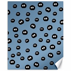 Totoro - Soot Sprites Pattern Canvas 11  X 14  by Valentinaart