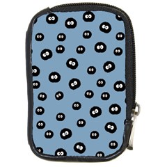 Totoro - Soot Sprites Pattern Compact Camera Leather Case by Valentinaart