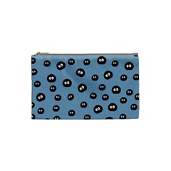 Totoro - Soot Sprites Pattern Cosmetic Bag (small) by Valentinaart