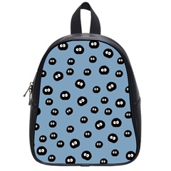 Totoro - Soot Sprites Pattern School Bag (small) by Valentinaart