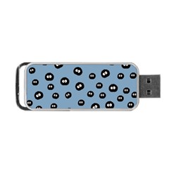 Totoro - Soot Sprites Pattern Portable Usb Flash (two Sides) by Valentinaart