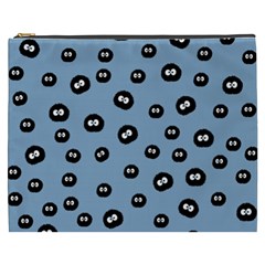 Totoro - Soot Sprites Pattern Cosmetic Bag (xxxl) by Valentinaart