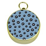 Totoro - Soot Sprites Pattern Gold Compasses Front