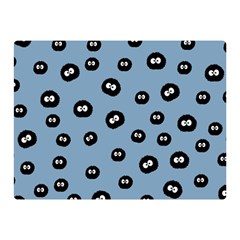 Totoro - Soot Sprites Pattern Double Sided Flano Blanket (mini)  by Valentinaart