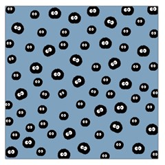 Totoro - Soot Sprites Pattern Large Satin Scarf (square) by Valentinaart