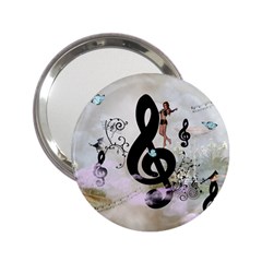 Dancing On A Clef 2.25  Handbag Mirrors