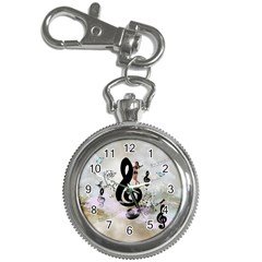 Dancing On A Clef Key Chain Watches