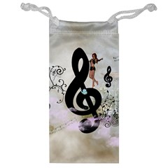 Dancing On A Clef Jewelry Bag