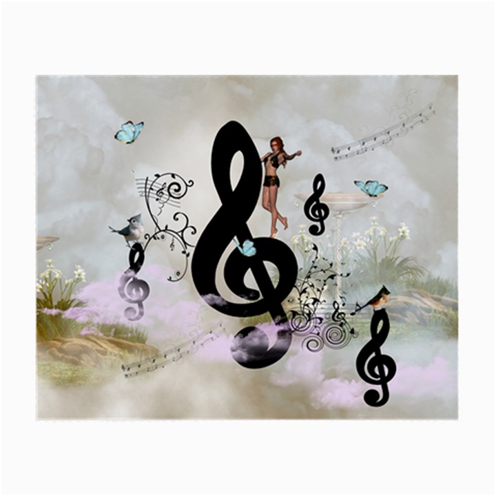 Dancing On A Clef Small Glasses Cloth (2-Side)