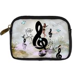 Dancing On A Clef Digital Camera Leather Case Front