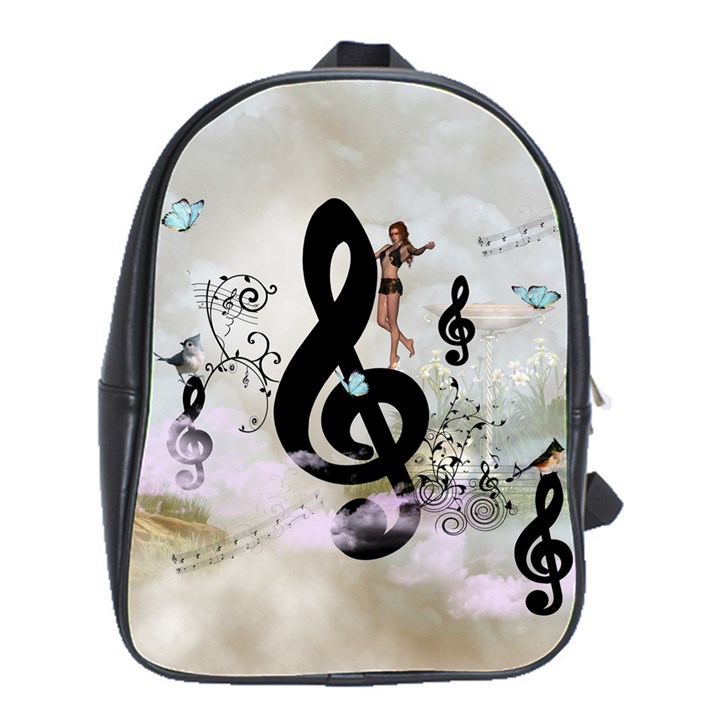 Dancing On A Clef School Bag (Large)