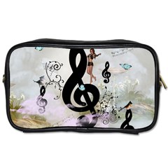 Dancing On A Clef Toiletries Bag (two Sides) by FantasyWorld7