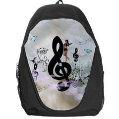 Dancing On A Clef Backpack Bag