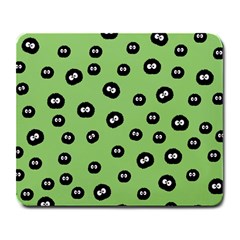 Totoro - Soot Sprites Pattern Large Mousepads by Valentinaart