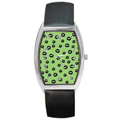 Totoro - Soot Sprites Pattern Barrel Style Metal Watch by Valentinaart