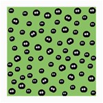 Totoro - Soot Sprites Pattern Medium Glasses Cloth Front