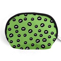 Totoro - Soot Sprites Pattern Accessory Pouch (medium) by Valentinaart