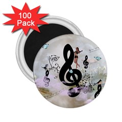 Dancing On A Clef 2.25  Magnets (100 pack) 