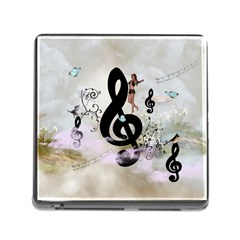 Dancing On A Clef Memory Card Reader (square 5 Slot) by FantasyWorld7