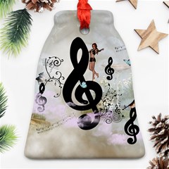 Dancing On A Clef Ornament (Bell)