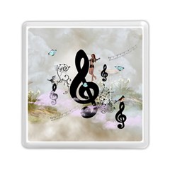 Dancing On A Clef Memory Card Reader (square) by FantasyWorld7