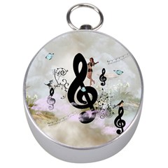 Dancing On A Clef Silver Compasses