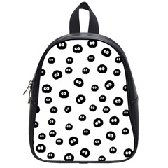 Totoro - Soot Sprites Pattern School Bag (small) by Valentinaart