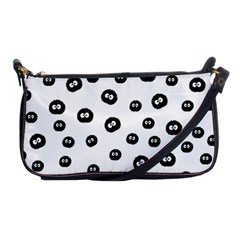 Totoro - Soot Sprites Pattern Shoulder Clutch Bag by Valentinaart