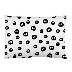 Totoro - Soot Sprites Pattern Pillow Case (two Sides) by Valentinaart