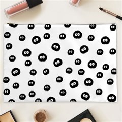 Totoro - Soot Sprites Pattern Cosmetic Bag (xxl) by Valentinaart