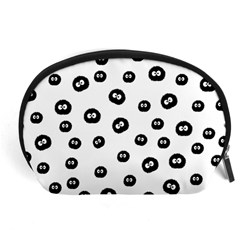 Totoro - Soot Sprites Pattern Accessory Pouch (large) by Valentinaart