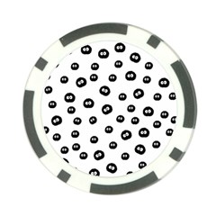 Totoro - Soot Sprites Pattern Poker Chip Card Guard by Valentinaart