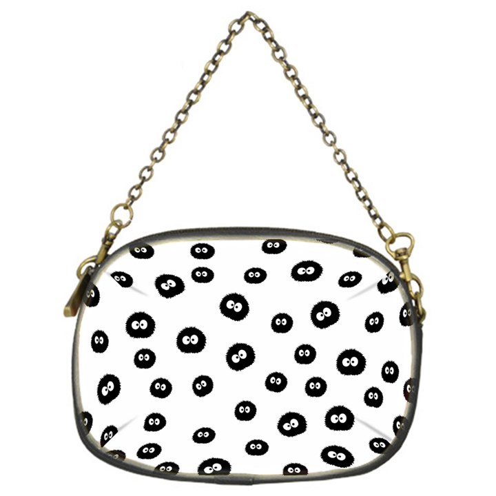 Totoro - Soot Sprites Pattern Chain Purse (One Side)