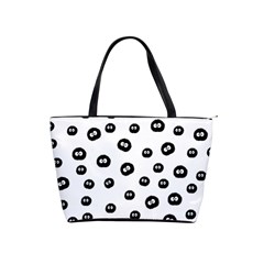 Totoro - Soot Sprites Pattern Classic Shoulder Handbag by Valentinaart