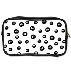 Totoro - Soot Sprites Pattern Toiletries Bag (one Side) by Valentinaart