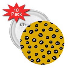 Totoro - Soot Sprites Pattern 2 25  Buttons (10 Pack) 