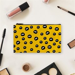 Totoro - Soot Sprites Pattern Cosmetic Bag (small) by Valentinaart