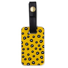 Totoro - Soot Sprites Pattern Luggage Tags (one Side)  by Valentinaart