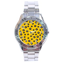 Totoro - Soot Sprites Pattern Stainless Steel Analogue Watch by Valentinaart