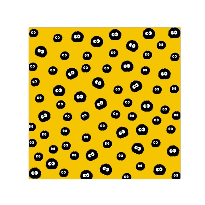 Totoro - Soot Sprites Pattern Small Satin Scarf (Square)