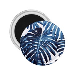 Blue monstera leaves 2.25  Magnets