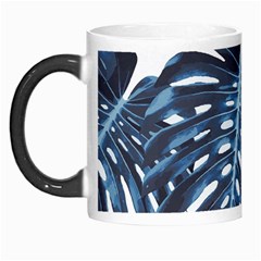 Blue monstera leaves Morph Mugs