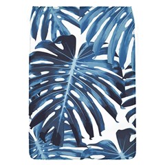 Blue monstera leaves Removable Flap Cover (S)