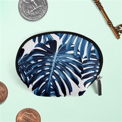 Blue monstera leaves Accessory Pouch (Small)