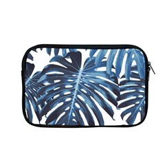 Blue monstera leaves Apple MacBook Pro 13  Zipper Case