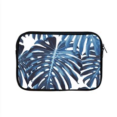 Blue monstera leaves Apple MacBook Pro 15  Zipper Case